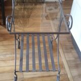 Wheelchair serving table