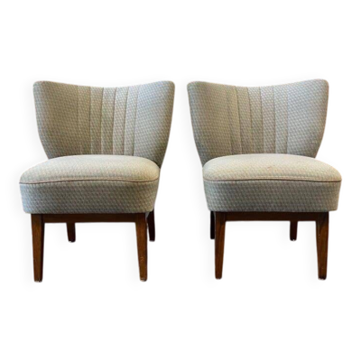 Ensemble de 2 fauteuils/canapés/sièges individuels vintage