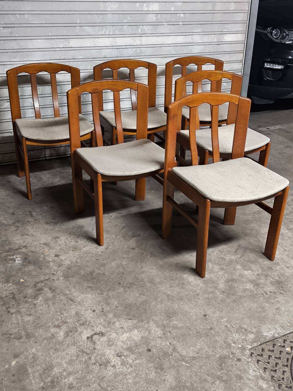 Vintage Bauman elm chairs