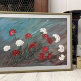 Vintage carnation painting