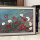 Peinture vintage aux oeillets
