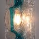 Murano flush mount sconce by Toni Zuccheri for Venini, 5 pieces