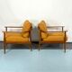 Mid-century modern pair of Walter Knoll armchairs model 550 from 50s