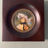 Framed portrait of a woman.