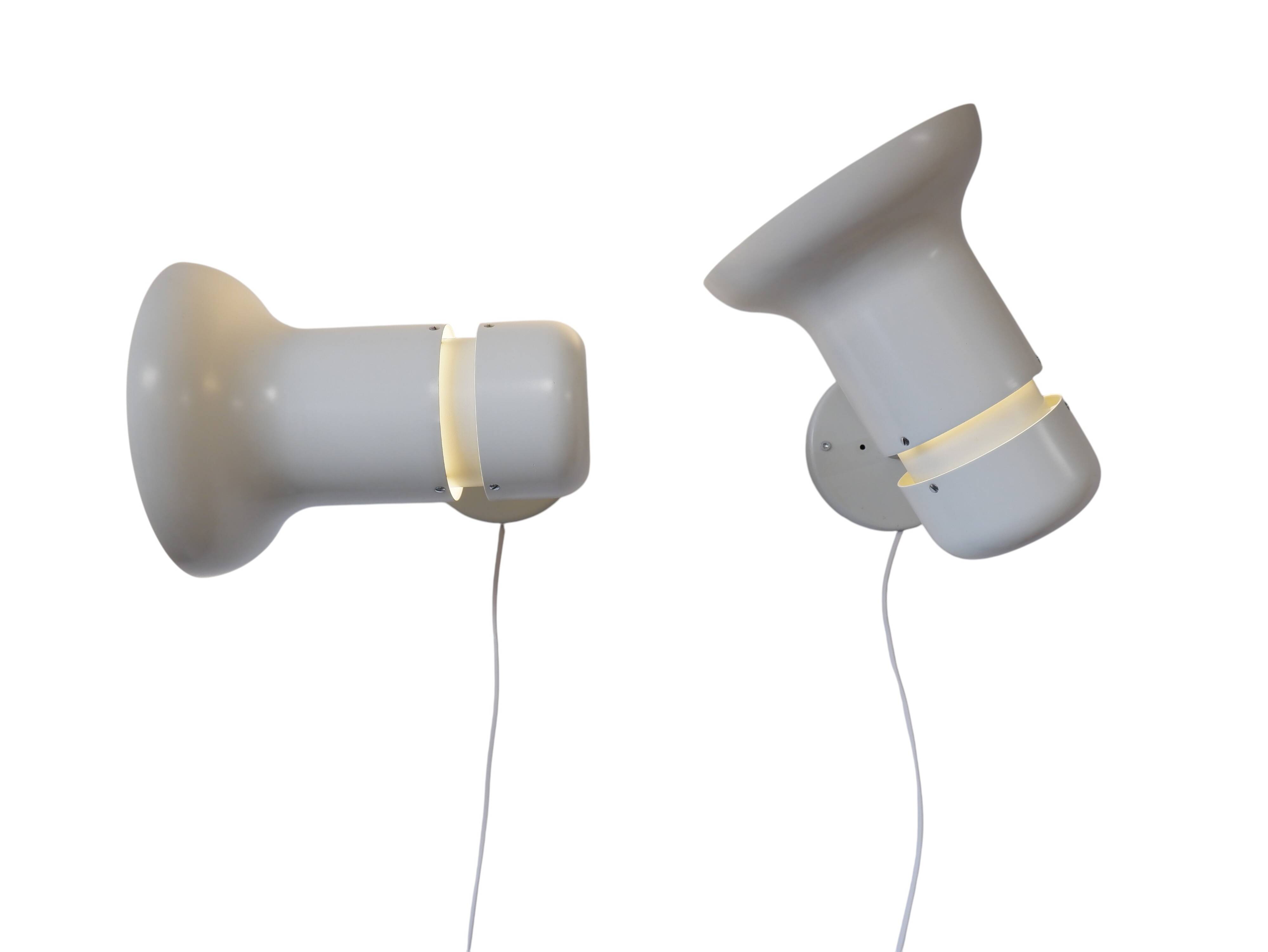 Set of 2 Raak Amsterdam Boutique wall lamps, 1970s