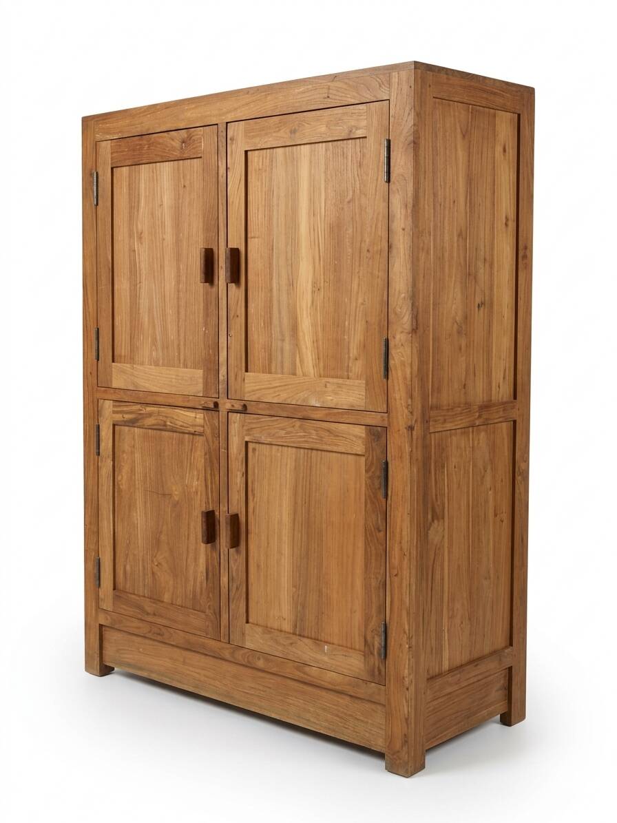 1980s teak 4-door sideboard