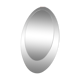 Oval Italian mirror of the 70s two complexions