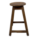 Solid teak workshop stool