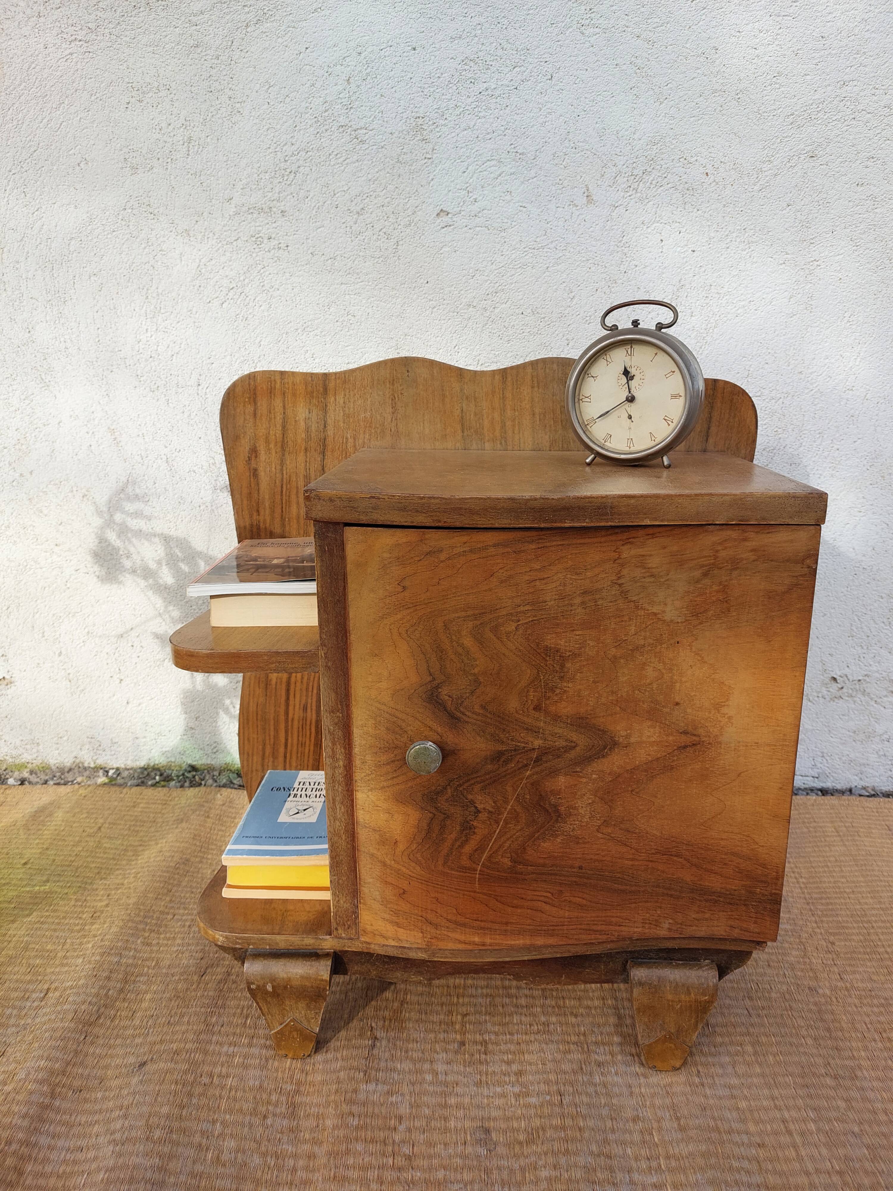 Pair of art deco bedside tables