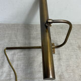 Wall light, picture light, in brass.