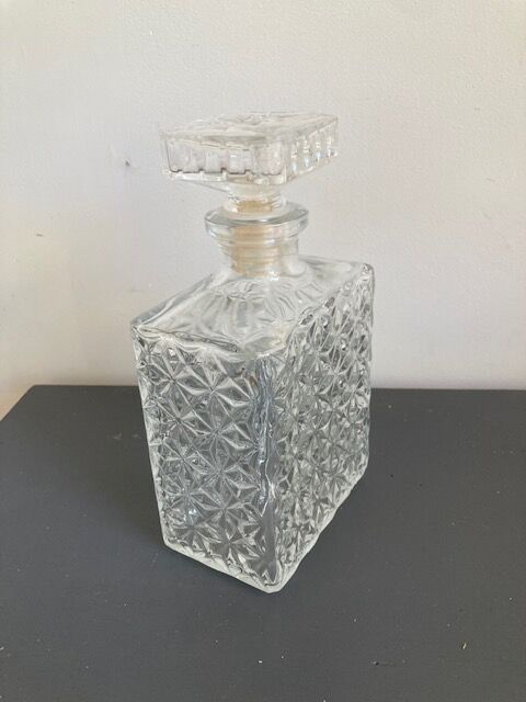 Decanter bottle whisky made in France