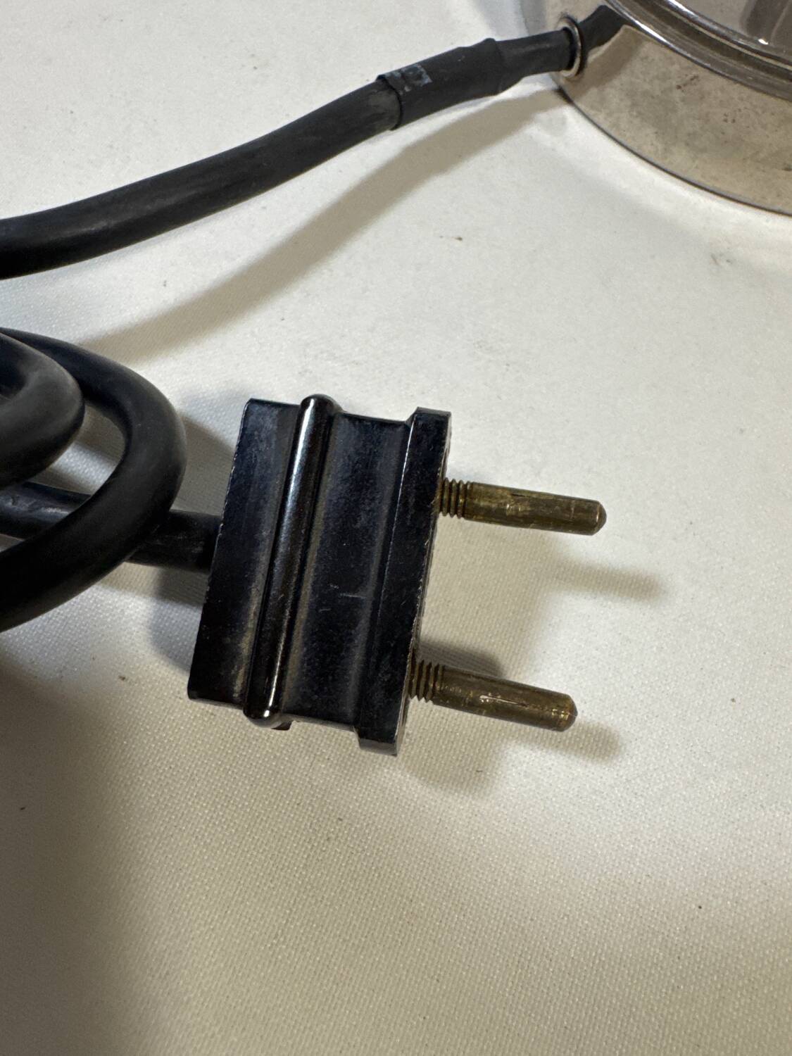 Lampe art deco en Nickel 1930