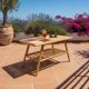 Audoux Minet / Capron 1950 rattan coffee table