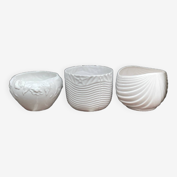 Vintage ceramic pot covers