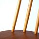 1960s Swedish "Pinnstol" chair - Teak seat with beech frame