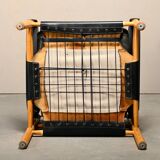 Arne Norell Sirocco Safari Lounge Chairs in Black Leather and Ash, Sweden