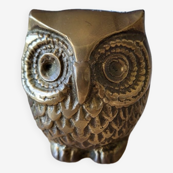 Bronze Owl carved