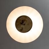 Mid-century Modern Murano Glass and Brass Ceiling Light, 1970s