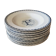 12 Luneville K&G soup plates, letter F