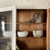 Vitrine ancienne blanche