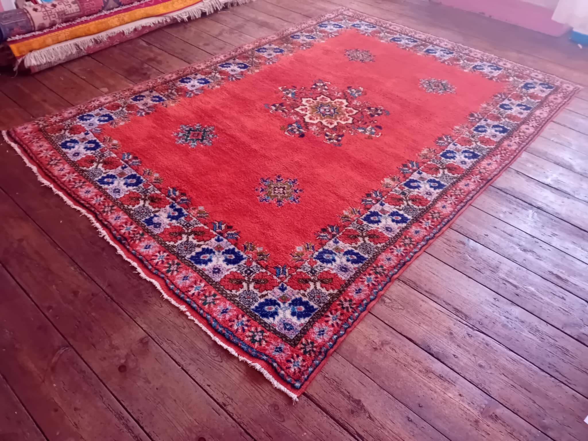 Handmade Berber Rabat rug 271x198cm