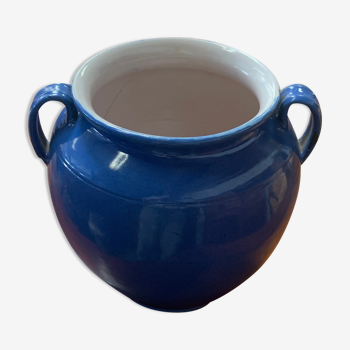 Blue candied pot