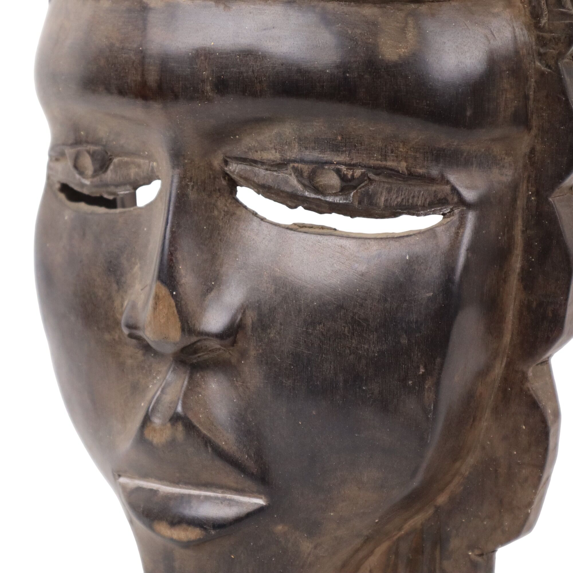 Oriental mask in hardwood 60s