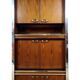 Scandinavian furniture in two modules – Rosewood and chrome metal – Sweden "U"