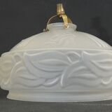 Lampshade/suspension/frosted opaline/vintage