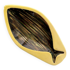 plat poisson rayé 1950