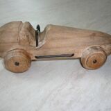 Wooden racing car