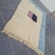 Handmade natural wool rug, size 150 x 260 cm