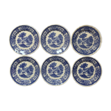 Set of 6 dessert plates Villeroy - Boch model Burgenland blue/ white