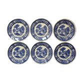 Set of 6 dessert plates Villeroy - Boch model Burgenland blue/ white