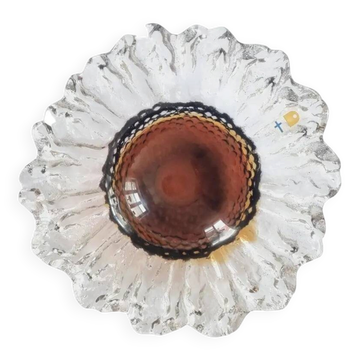 Pertti Santalahti Glass Bowl, Humppila, Finland, 1960s