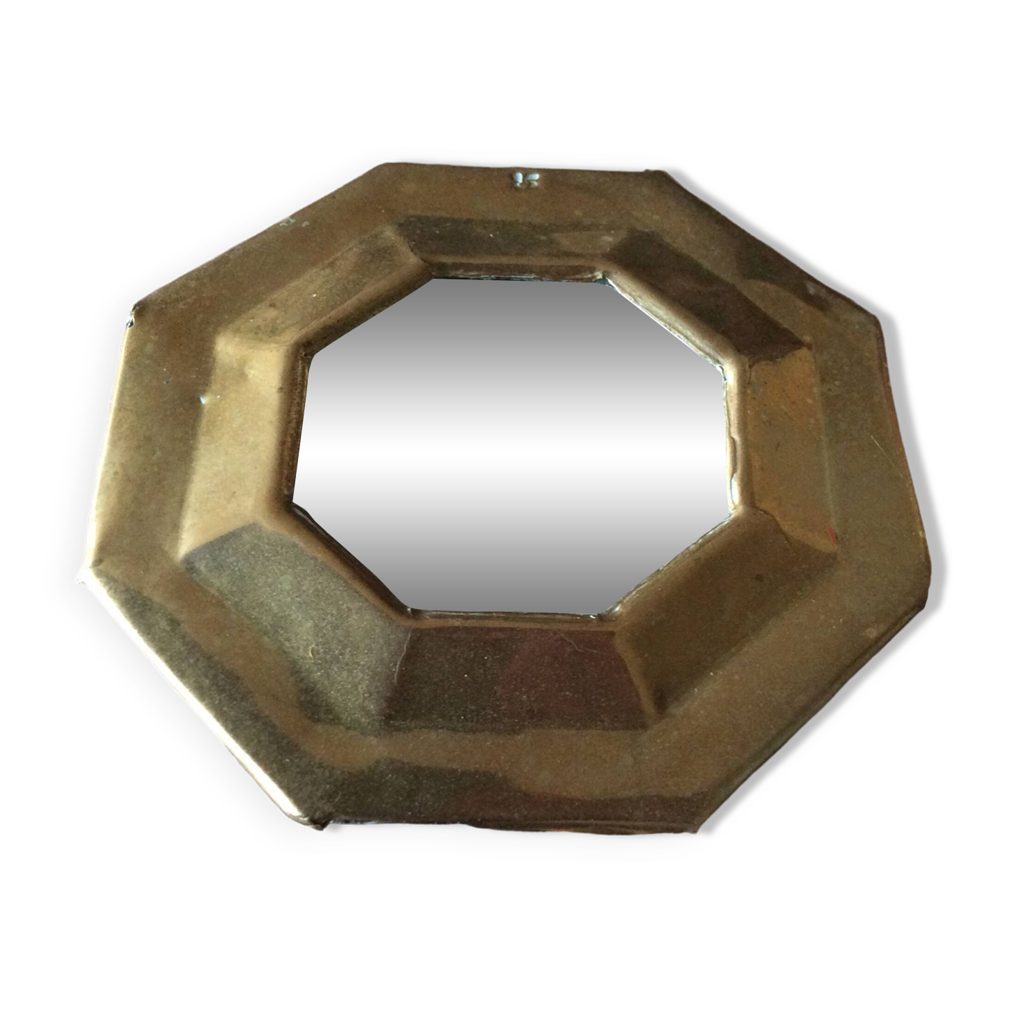 Brass mirror