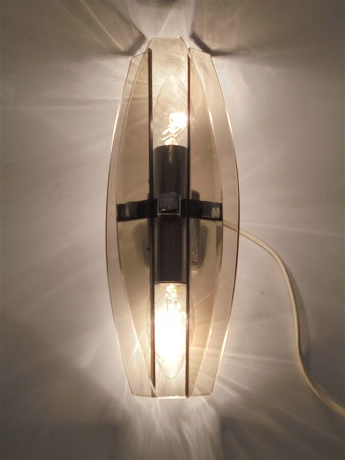 Pair of sconces, brand Veca, years 70/80