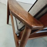 Paire de fauteuils en teck des années 1960, design hollandais