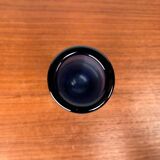 Blue glass vase from the Danish Mid-Century Modern Labrador series by Per Lütken for Holmegaard, 1950s.