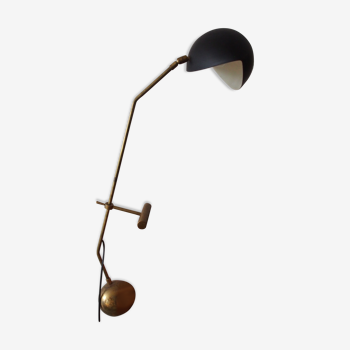 Desk lamp to counterbalance in the  Italian style 1950