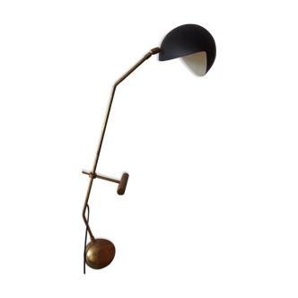 Desk lamp to counterbalance in the  Italian style 1950