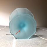 Vintage frosted blue ice cups