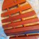 Wooden fish trivet