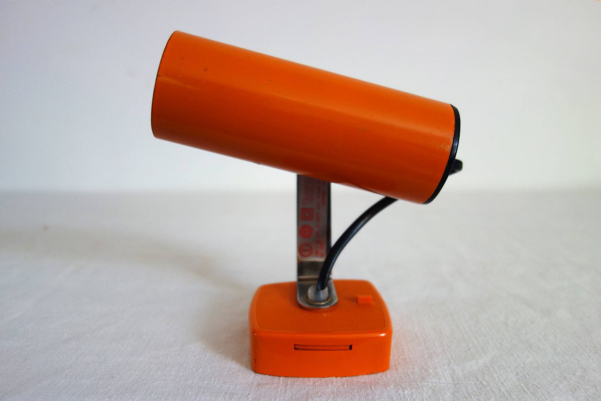 Targetti orange spot applique from the 60s/70s.