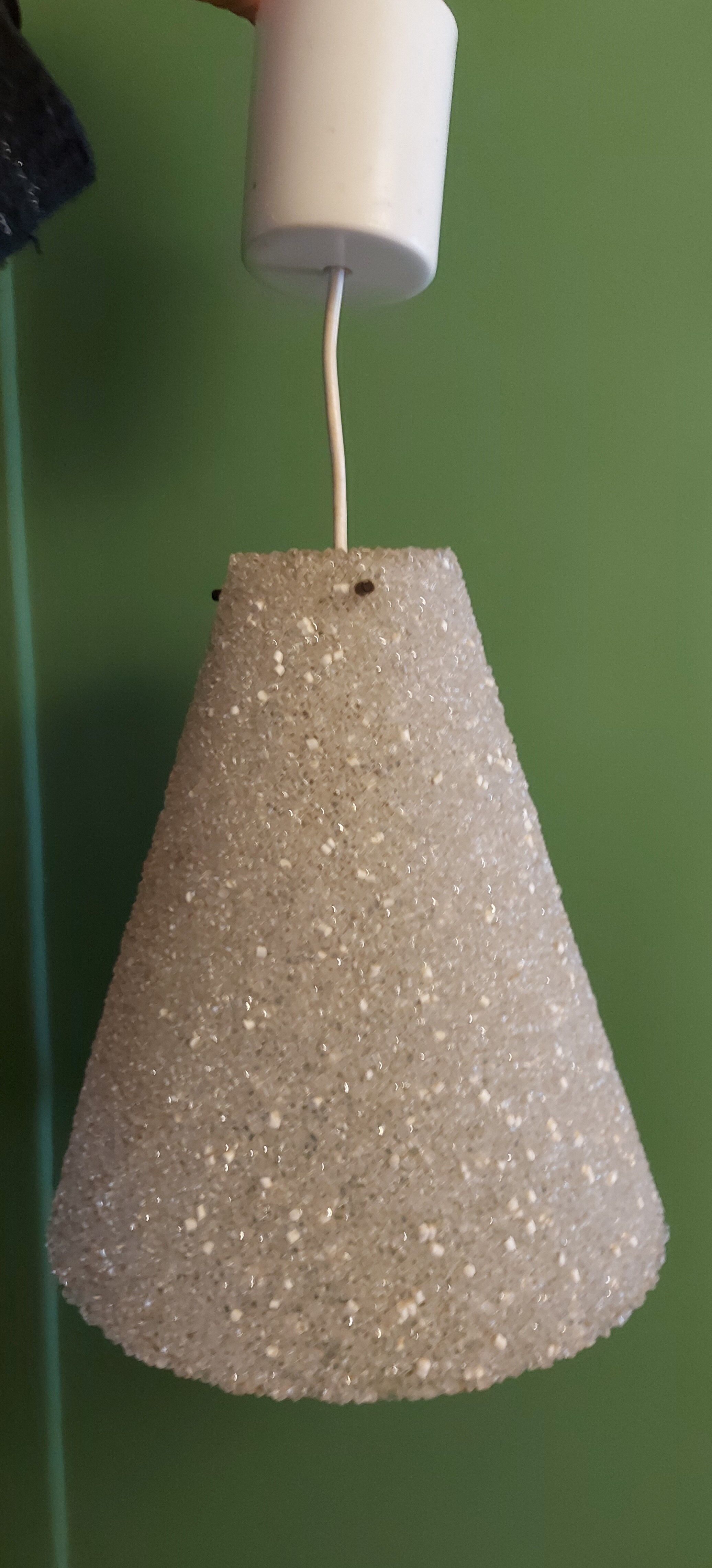 Vintage hanging in perspex