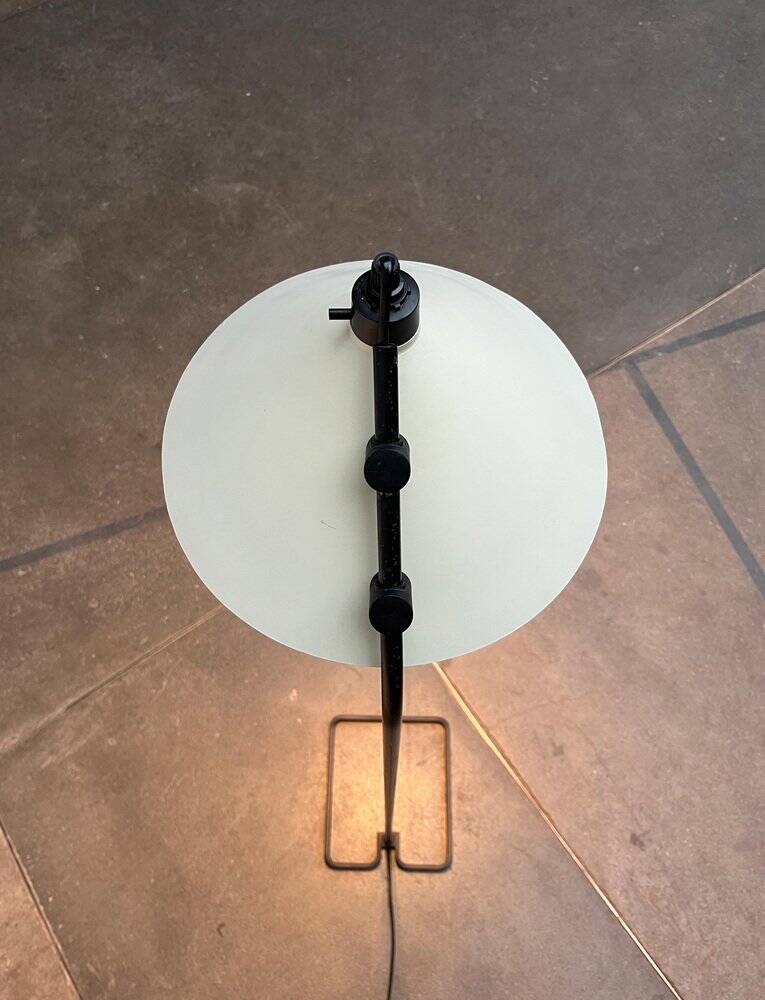 Modern minimalist Danish floor lamp from the mid-century, 1960s.