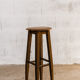 Wooden bar stool "Dolores"
