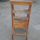 Wooden stepladder library