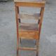 Wooden stepladder library