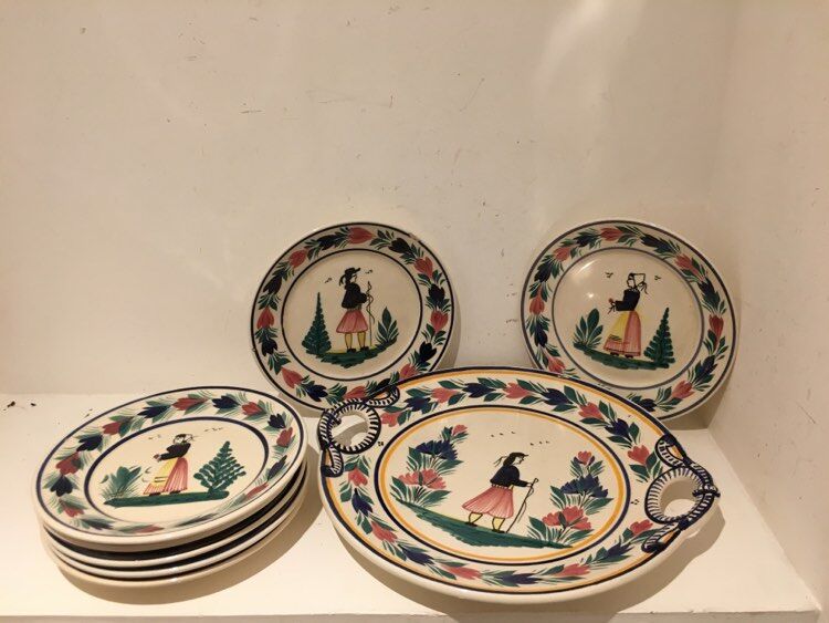 Quimper vintage plates